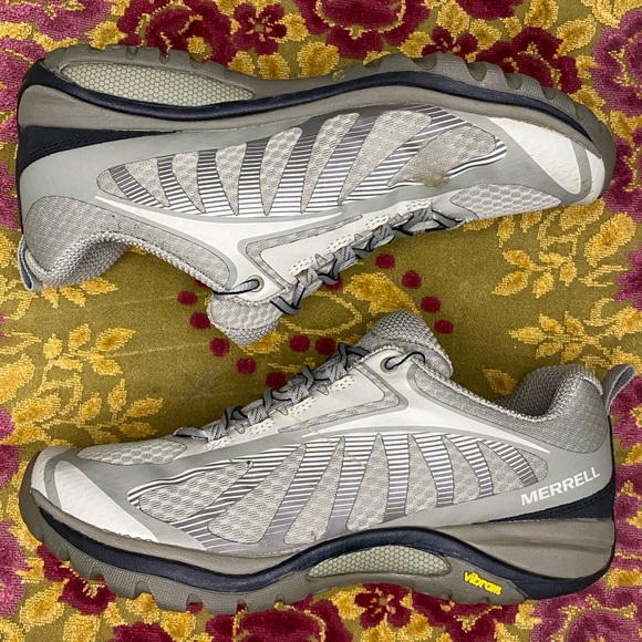 Merrell SIREN EDGE 3 Size 8W Wide J034440W Aluminum Boulder Women’s Hiking Shoe - Picture 5 of 11